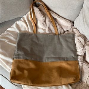 Hearth and hand canvas tote